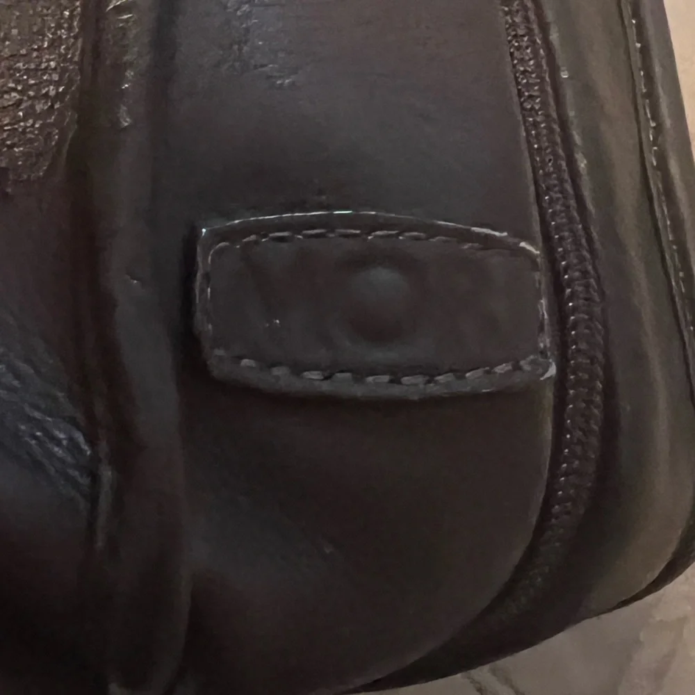 Mori Brown Leather Multi-pocket Briefcase made in Columbia High Quality